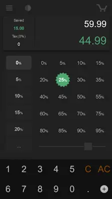 Percent Shopping Calculator android App screenshot 9