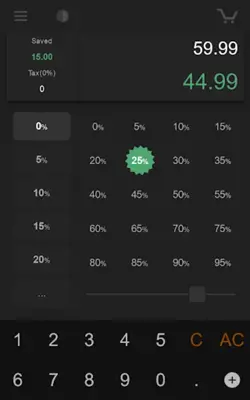 Percent Shopping Calculator android App screenshot 5
