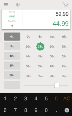 Percent Shopping Calculator android App screenshot 7