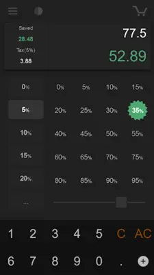 Percent Shopping Calculator android App screenshot 8